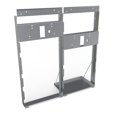 Elkay Halsey Taylor Ht/Hrf Double Frame, Galvanized Steel HTDBLFRM